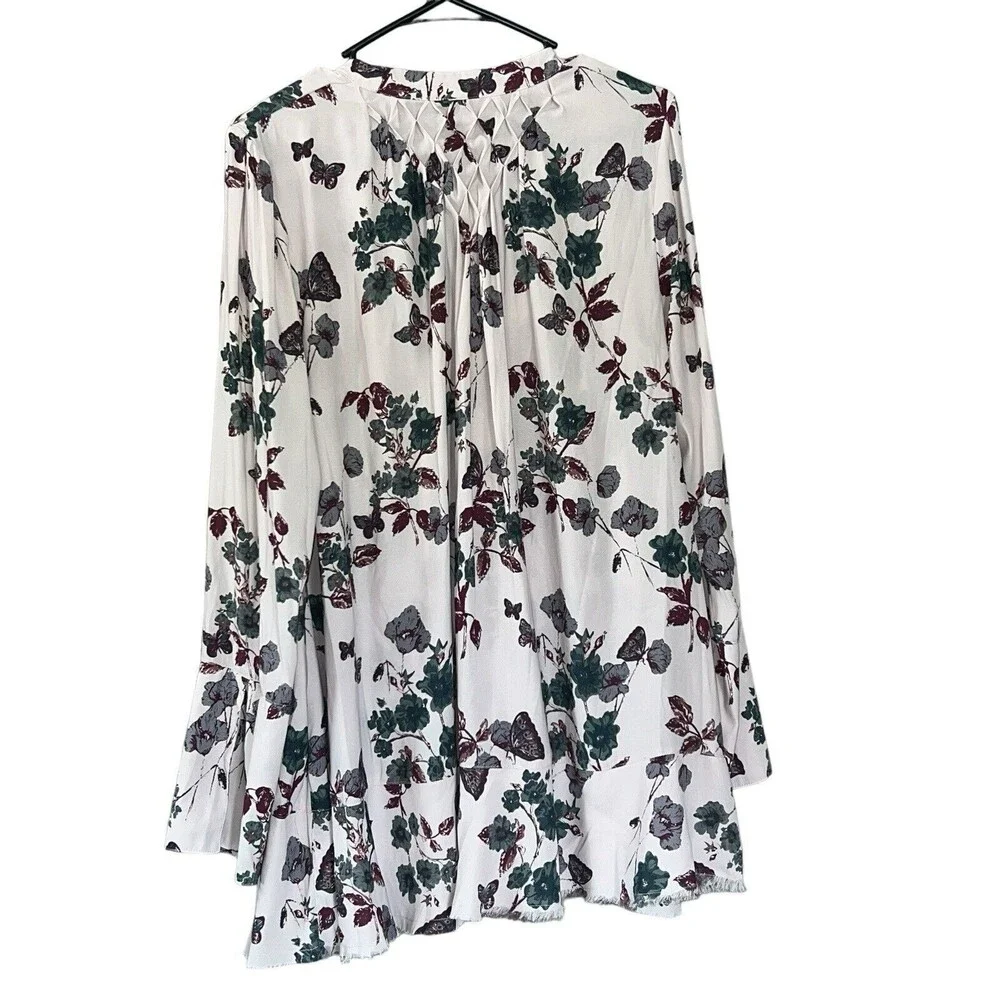 Free People‎ pebble crepe so fine smoked tunic top M - Picture 9 of 12